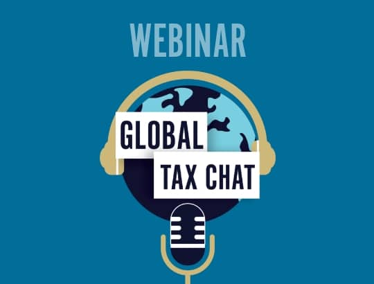 Global Tax Chat Webinar